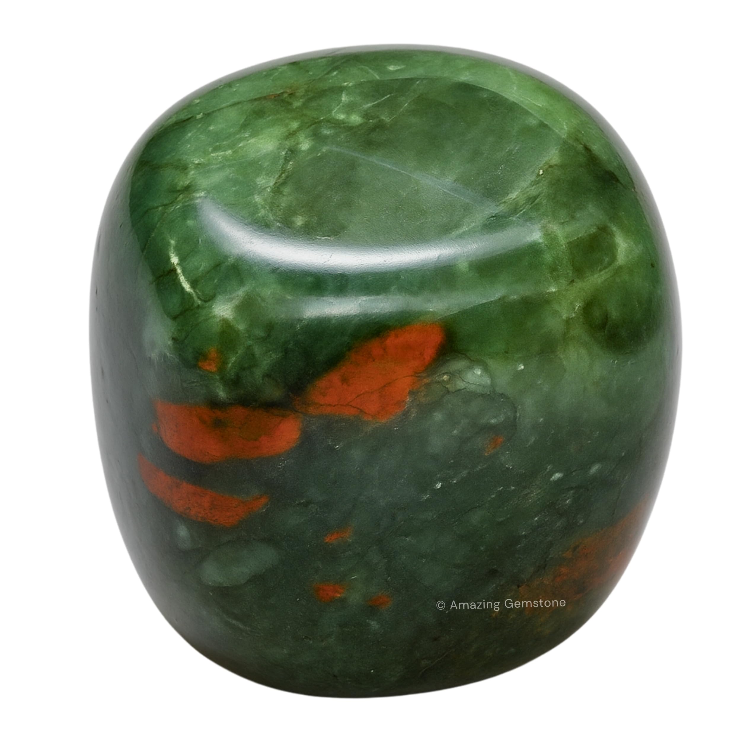 Amazing Gemstone African Bloodstone Crystals and Healing Stones Tumbled - 1 o...