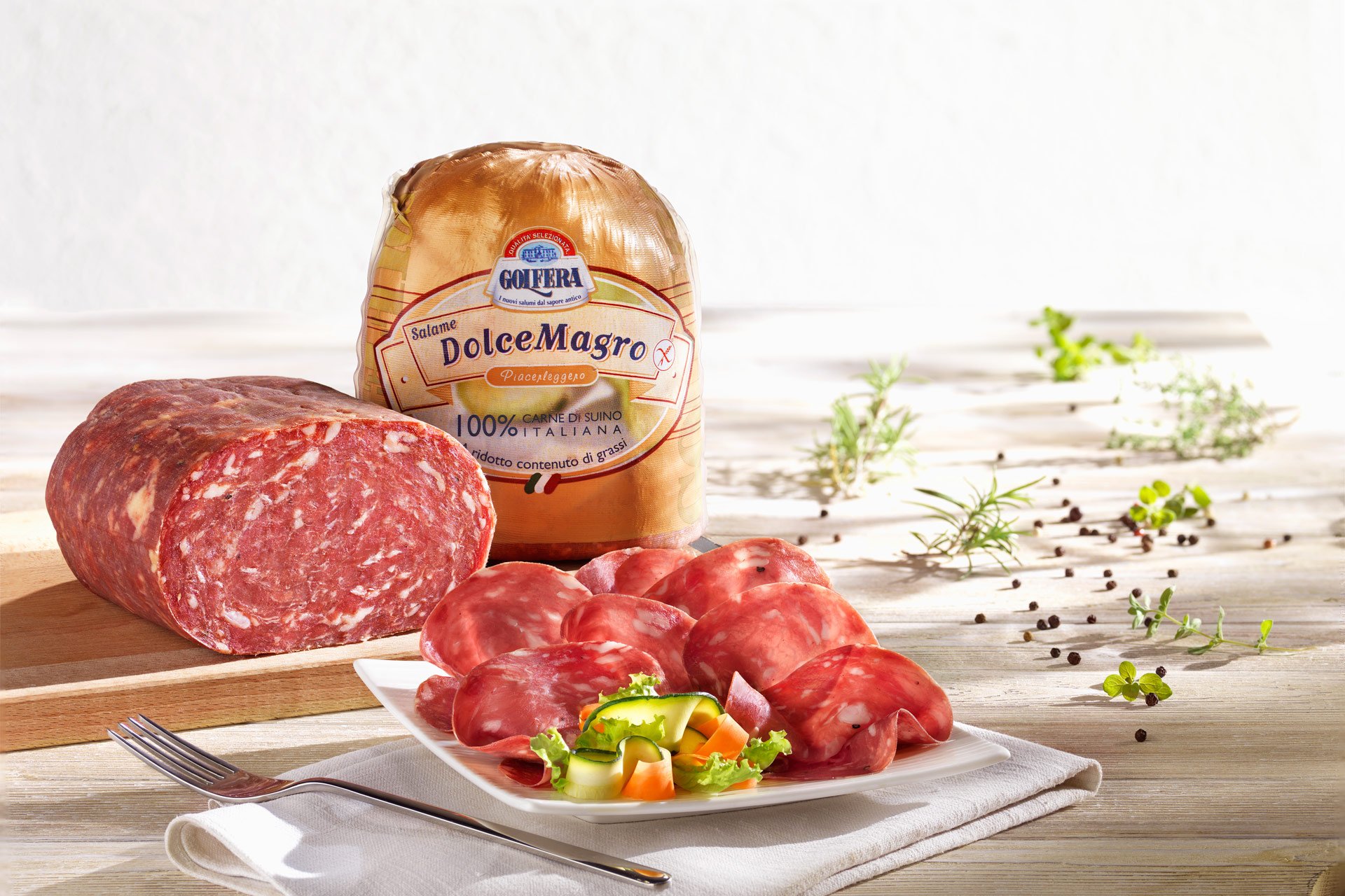 SALAME DOLCEMAGRO GOLFERA Kg. 1,700 CIRCA IL PEZZO
