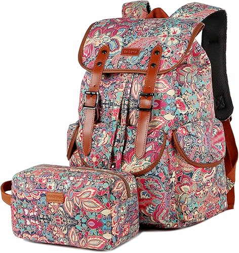 Mochila grande para laptop de mujer de 15.6 pulgadas, mochila para computadora, mochila de viaje y senderismo con bolsa de aseo gratuita CN-01, HS,