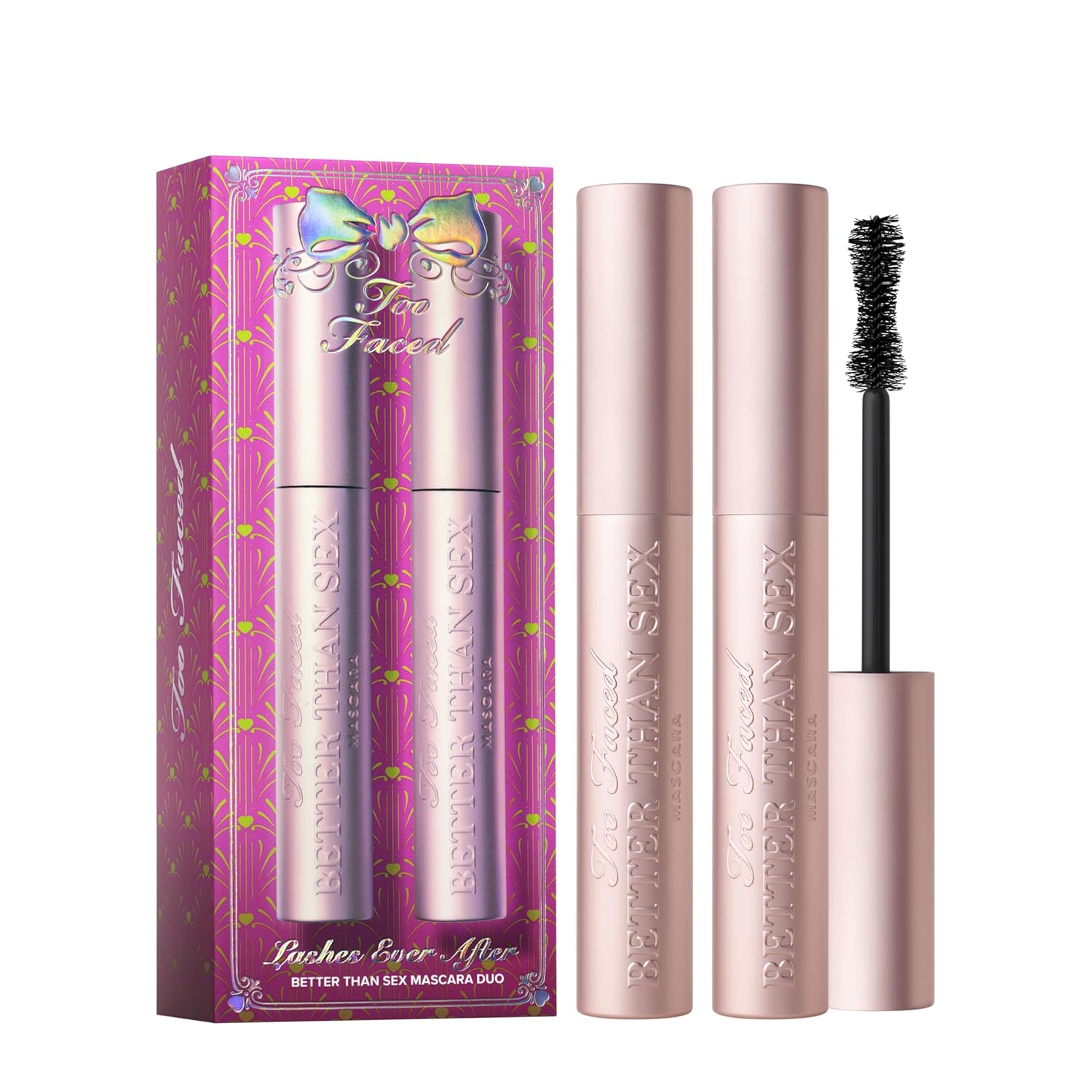 Too Faced Lashes Ever After Full Size Mascara Set | Better Than Sex Dramatic Lashes Mascara Gift Set Too Faced Lashes Ever After Full Size Mascara Set | Better Than Sex Dramatic Lashes Mascara Gift Set