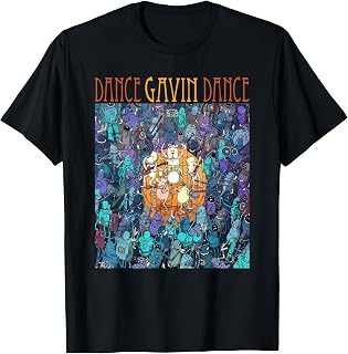 Dance Gavin Dance Mothership Graphic - Dance Gavin Dance T-Shirt, Black