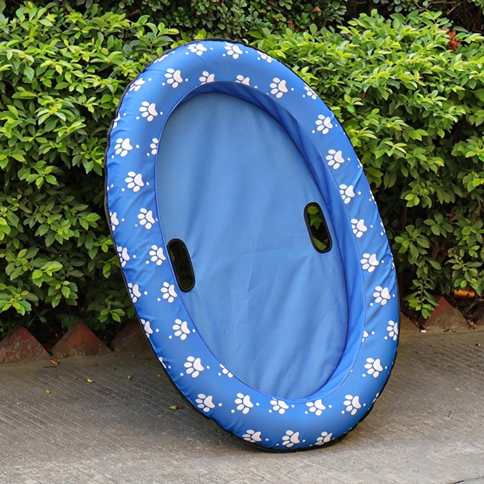 Generisch Hund Pool Float | Mit Ablaufloch Schwimmspielzeug Für Haustiere,Sommerlicher Wasserpool-Float Spaß | für kleine mittlere große Hunde Katzenwelpen Outdoor Garten Terrasse Park See