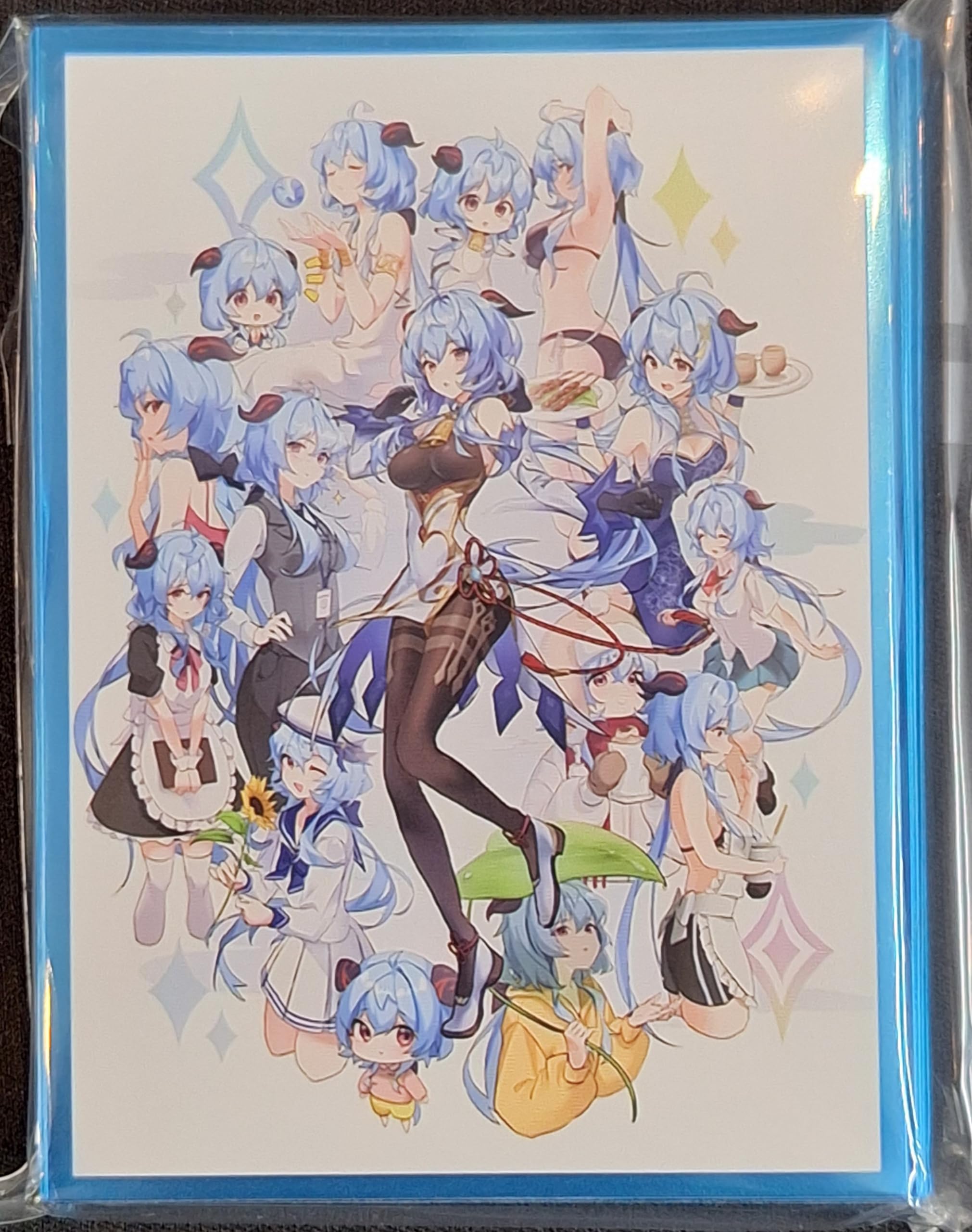 ミッドナイトブルー 原神 新衣装 原神 甘雨 スリーブ 甘雨 スリーブ