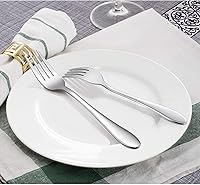 Vista 5 de LIANYU Juego de cubiertos de acero inoxidable de 40 piezas