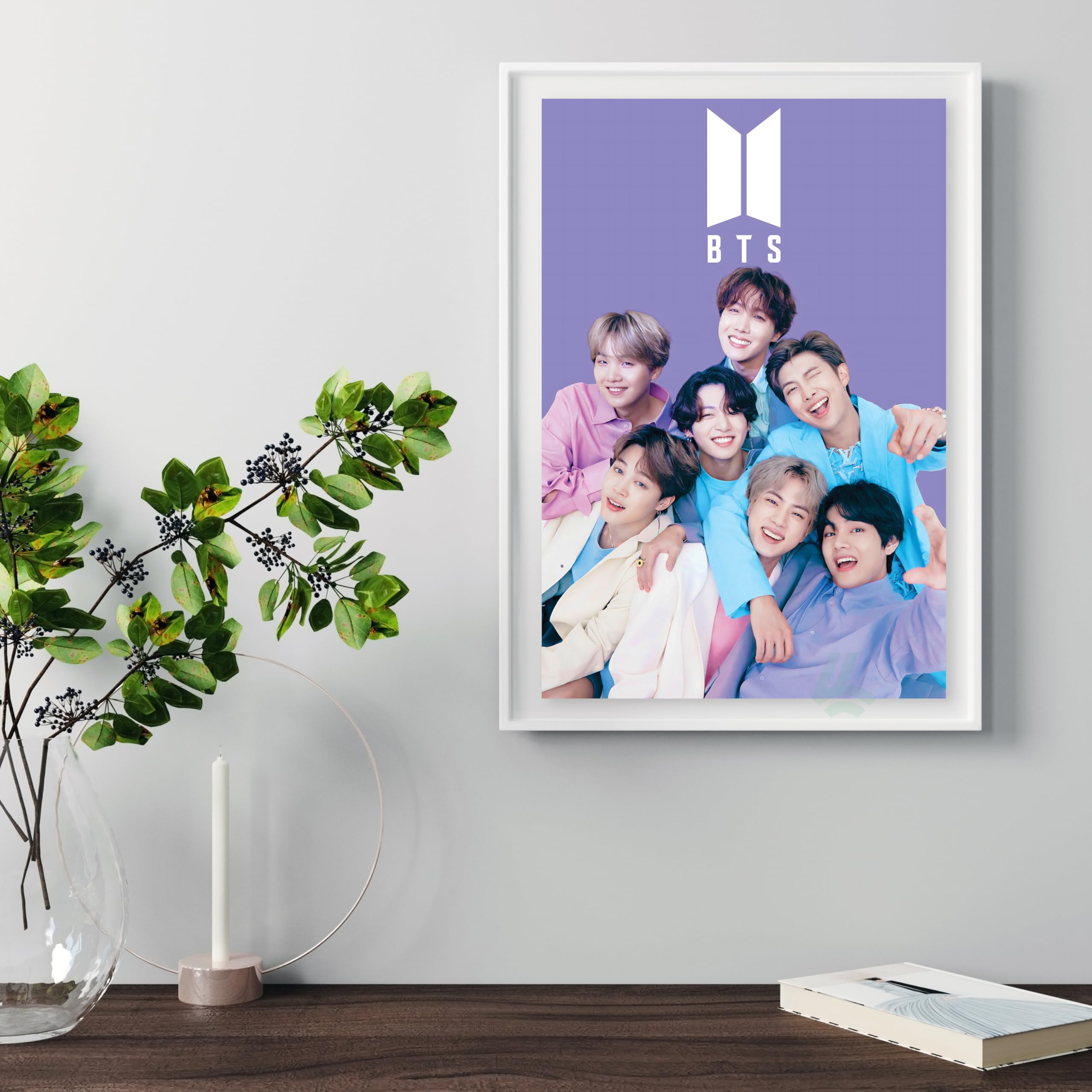 BTS Poster, K-Pop Icons, Dynamite & Love Yourself Album Art, Jimin