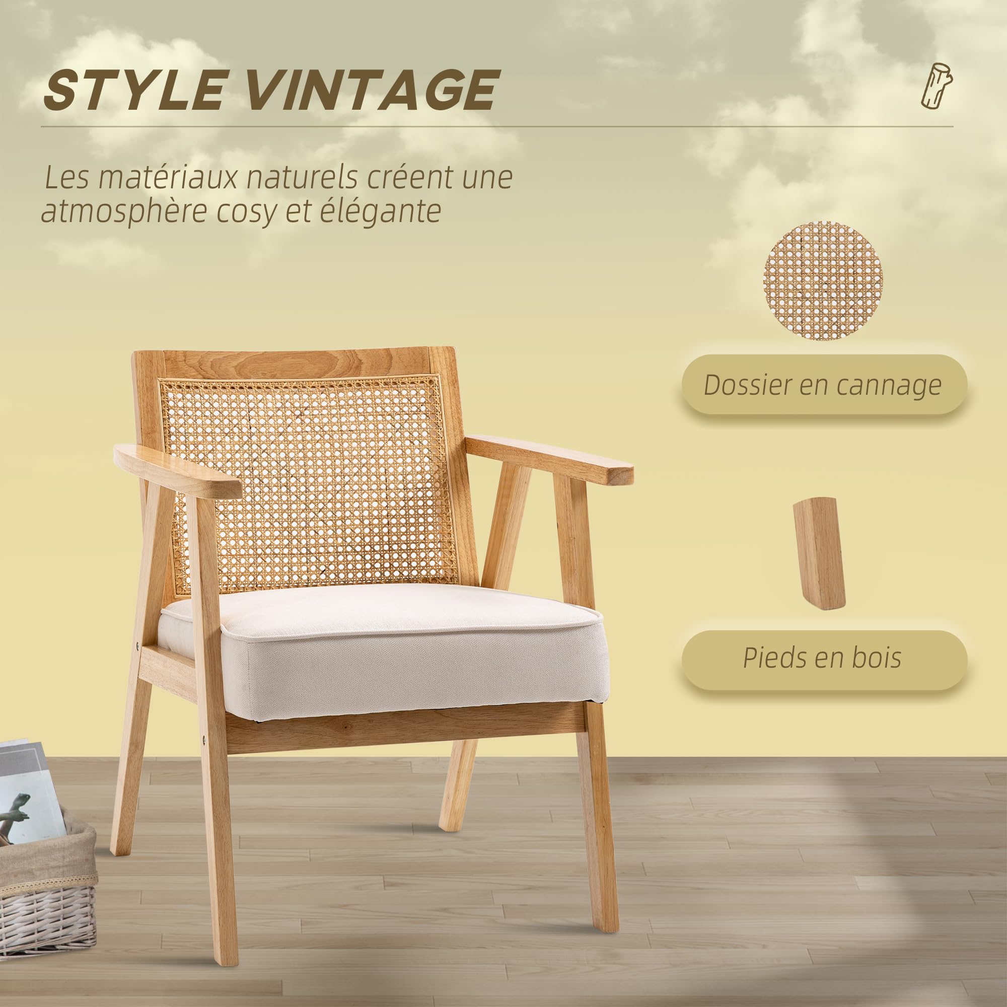 Rieten stoelen met armleuning - Stoelen kopen? | Korting tot 25
