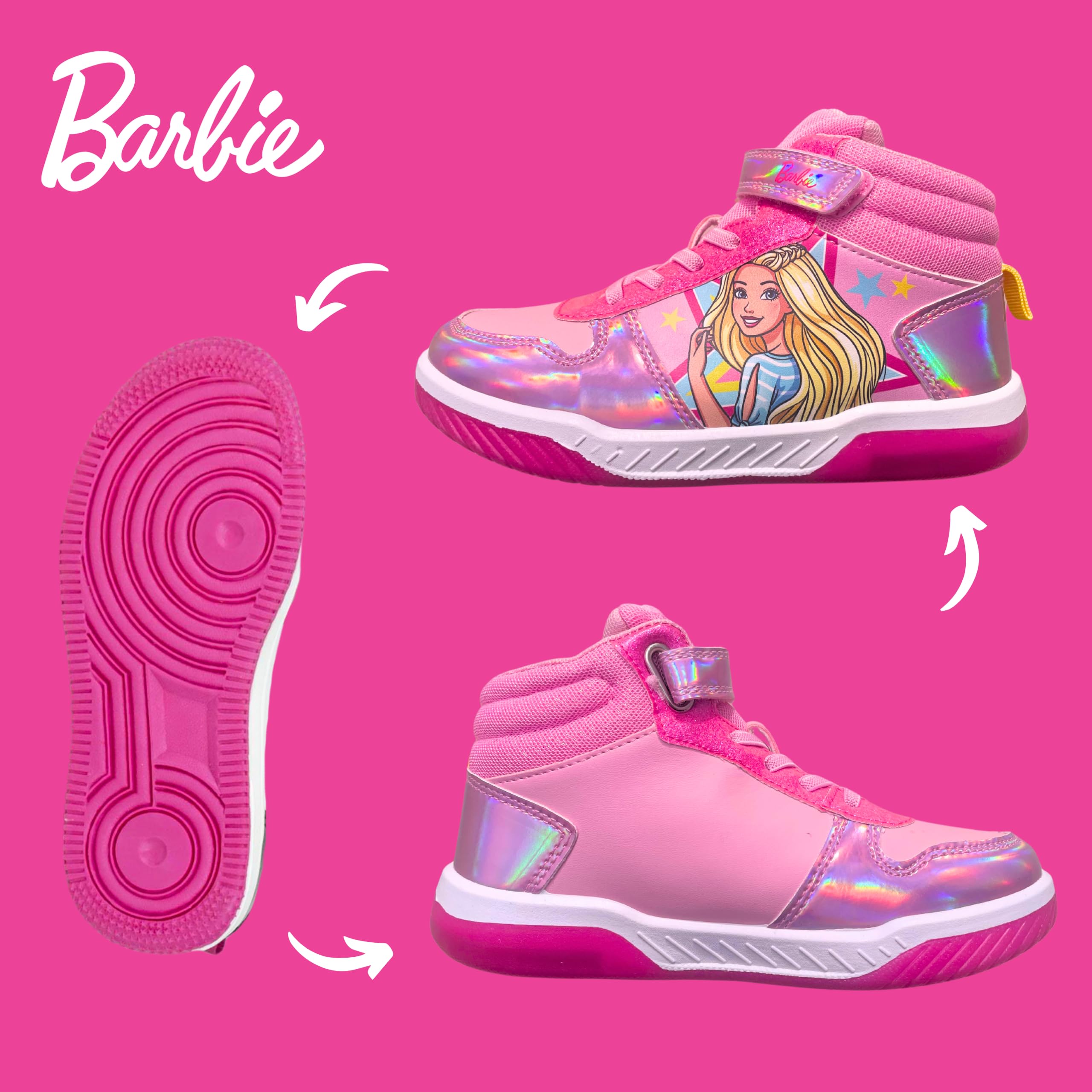 Barbie Scarpe Ragazze, Calzature Sportive Alte Bambole, Regalo per Ragazze, Taglie EU 27 a 33