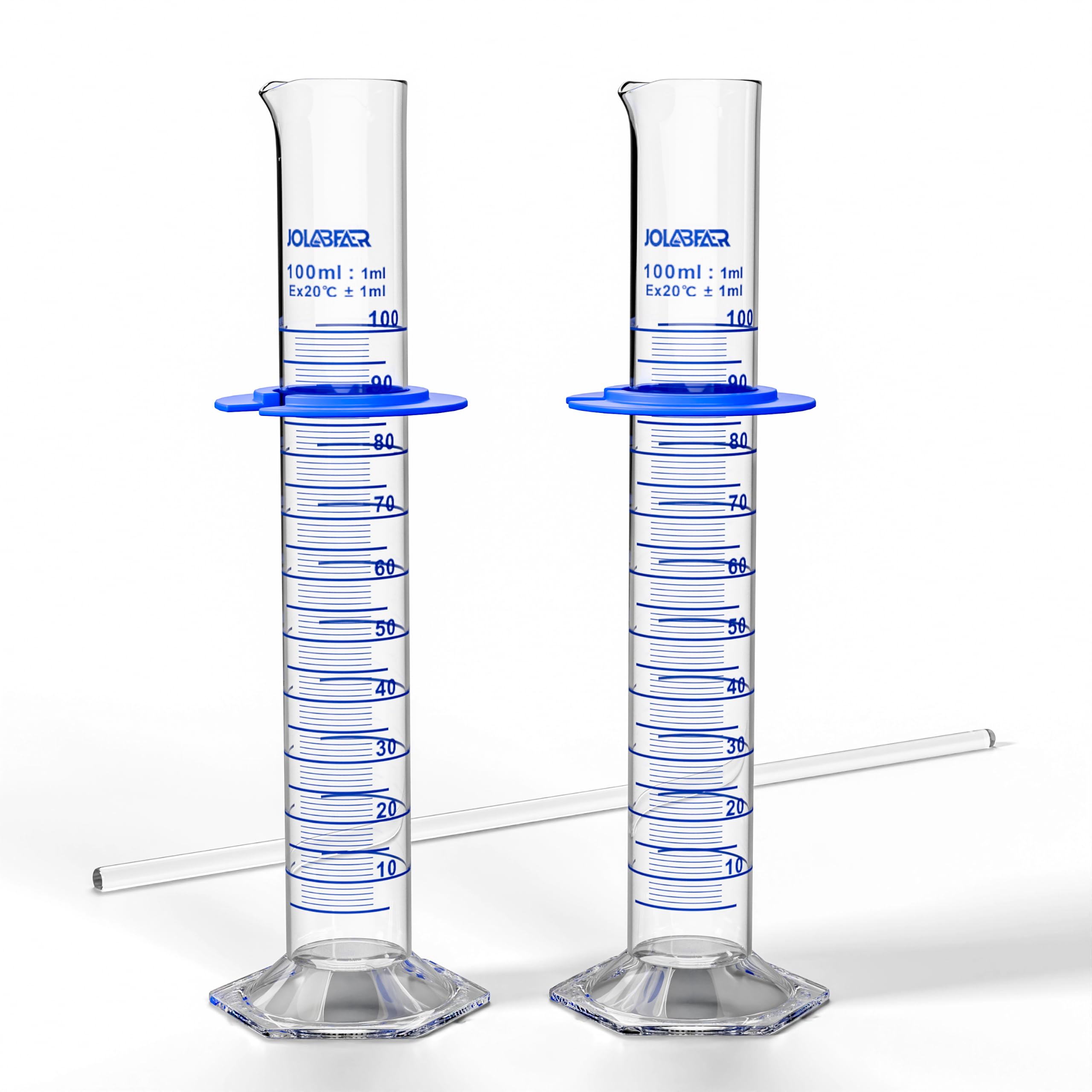 JOLABEAR 2L Graduated Cylinder - Borosilicate Glass -9