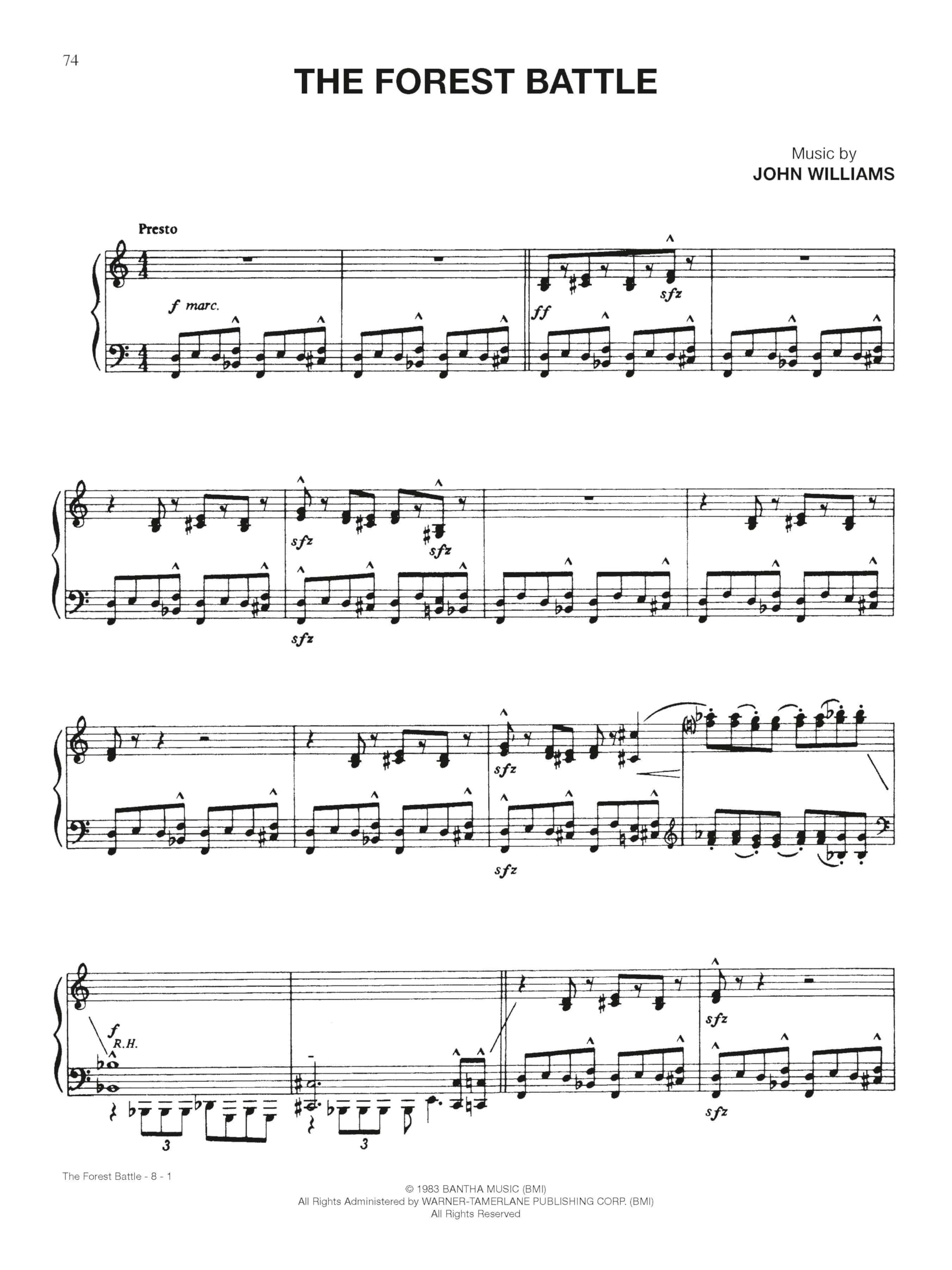 Star Wars: A Musical Journey Espisodes I-VI: Piano Solos