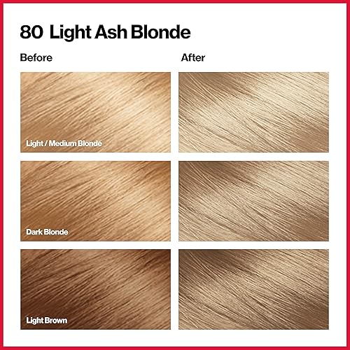 Vista 48 de Revlon Colorsilk - Tinte permanente para el cabello, con cobertura 100 % de las canas, sin amoniaco, queratina y aminoácidos, marrón cenizo medio 03