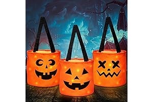 BainGesk LED Light Halloween Candy Bags
