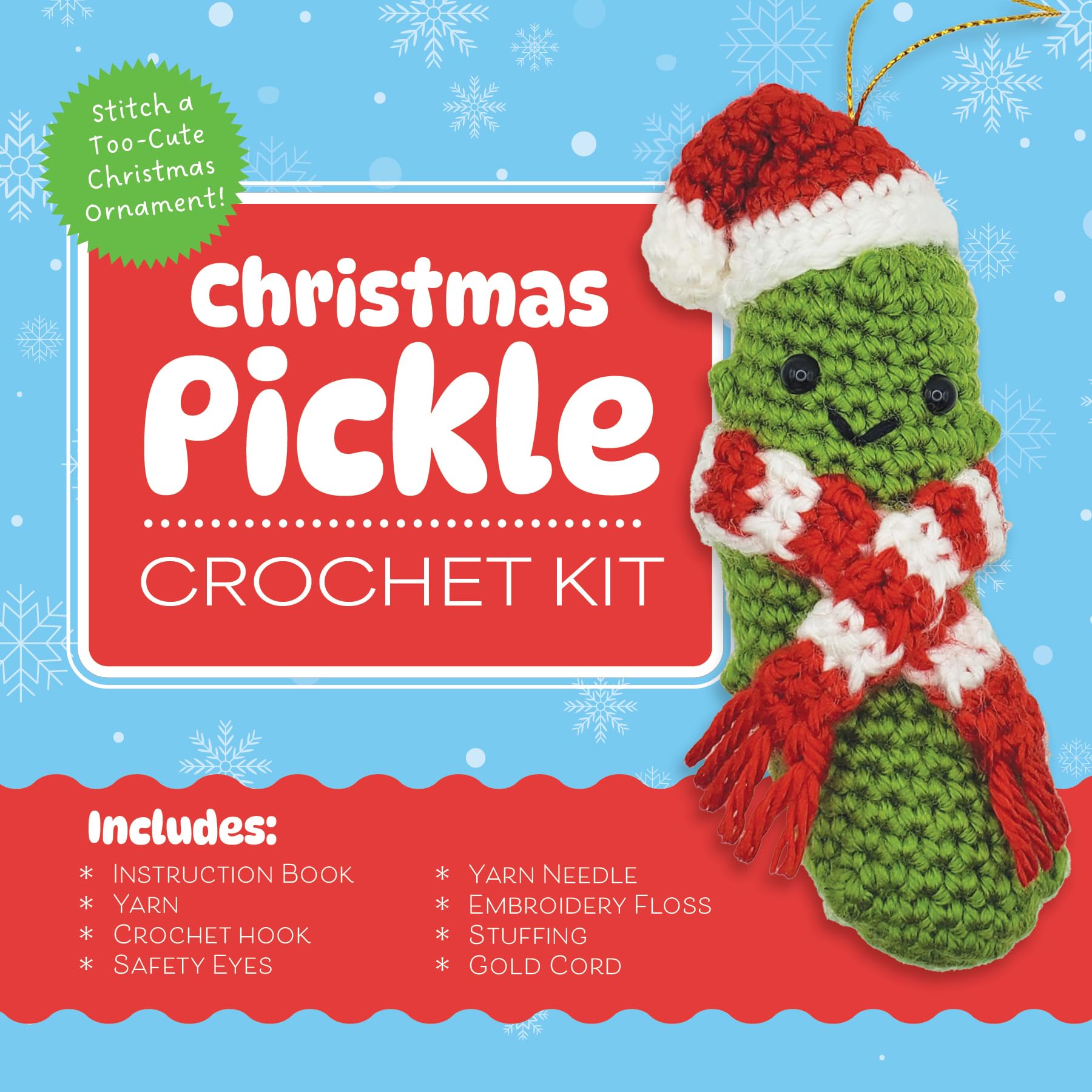 Christmas Pickle Crochet Kit by  Editors of Chartwell Books - 9780785847762