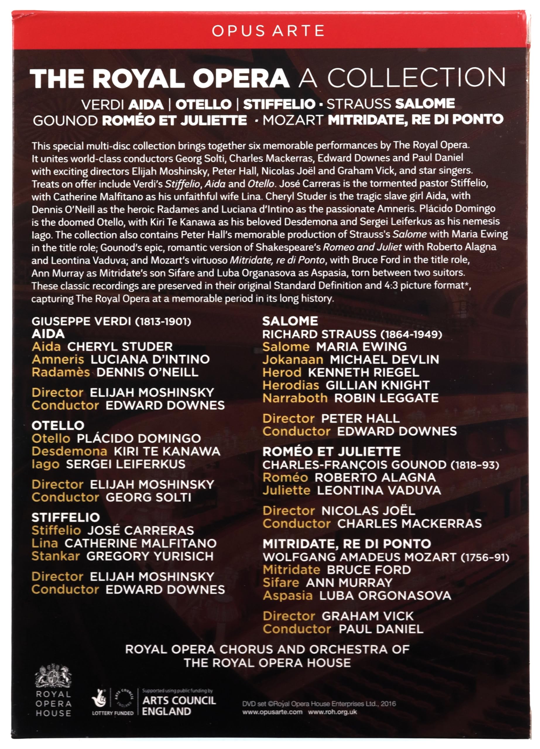 Aida, Otello, Stiffelio - "The Royal Ope
