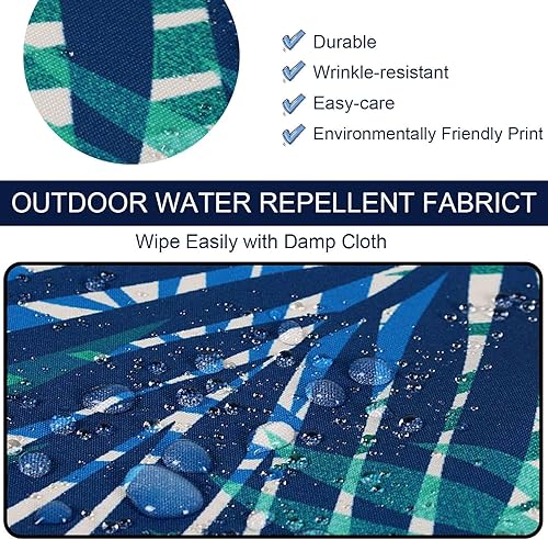 Miniatura 2 de NettyPro - Funda de cojín para bancos de exterior o columpios, 42 x 18 x 3 pulgadas, resistentes al agua, con protección UV, con cremallera, para