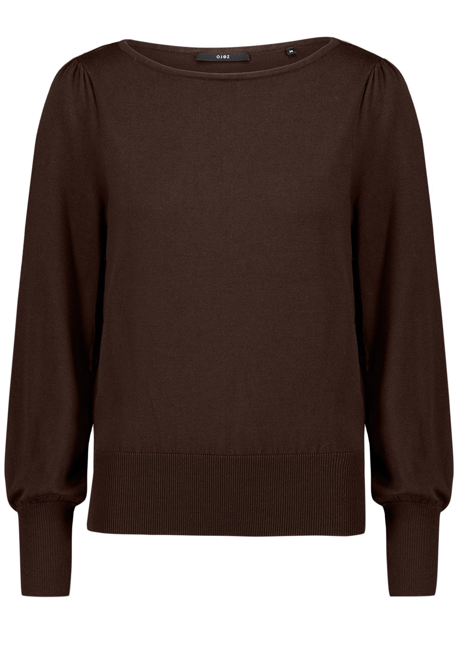 zero Damen Feinstrickpullover Langarm