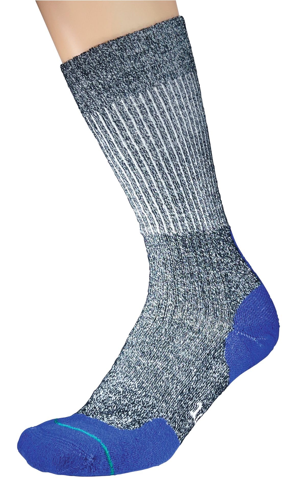 1000 Mile Men's 2033rym Walking Sock, Navy Marl Royal Blue, M