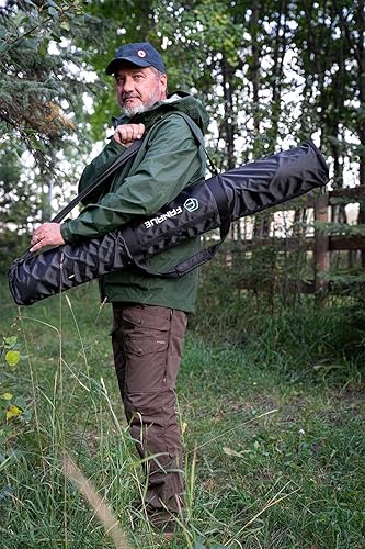 Miniatura 2 de FANAUE Funda de trípode con compartimentos, 39.4 x 9.8 x 9.8 pulgadas, bolsa de trípode resistente con correas para el hombro, funda de transporte