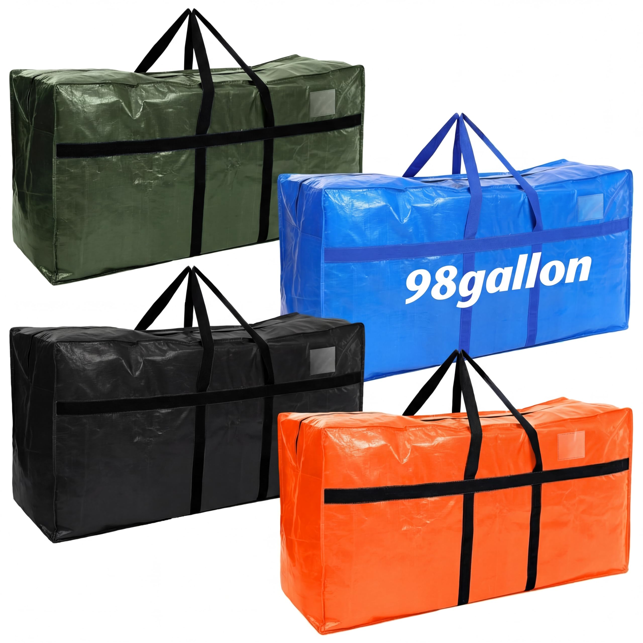 Windyun 4 Pack 98 Gallon Extra Large Moving Bags XXL Heavy Duty Storage Bag
