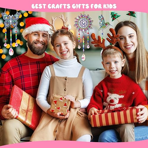 Miniatura 7 de Manualidades para niños de 8 a 12 años, regalos de cumpleaños para niñas de 6, 7, 8, 9, 10 y 11 años, kits de pintura de diamantes para niñas,