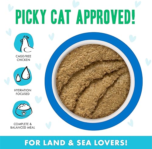 Miniatura 3 de Weruva B.F.F. Play - Best Feline Friend Paté Lovers, Aw Yeah!, Chicken & Tuna Til' Then con pollo y atún, lata de 2.8 onzas (paquete de 12)