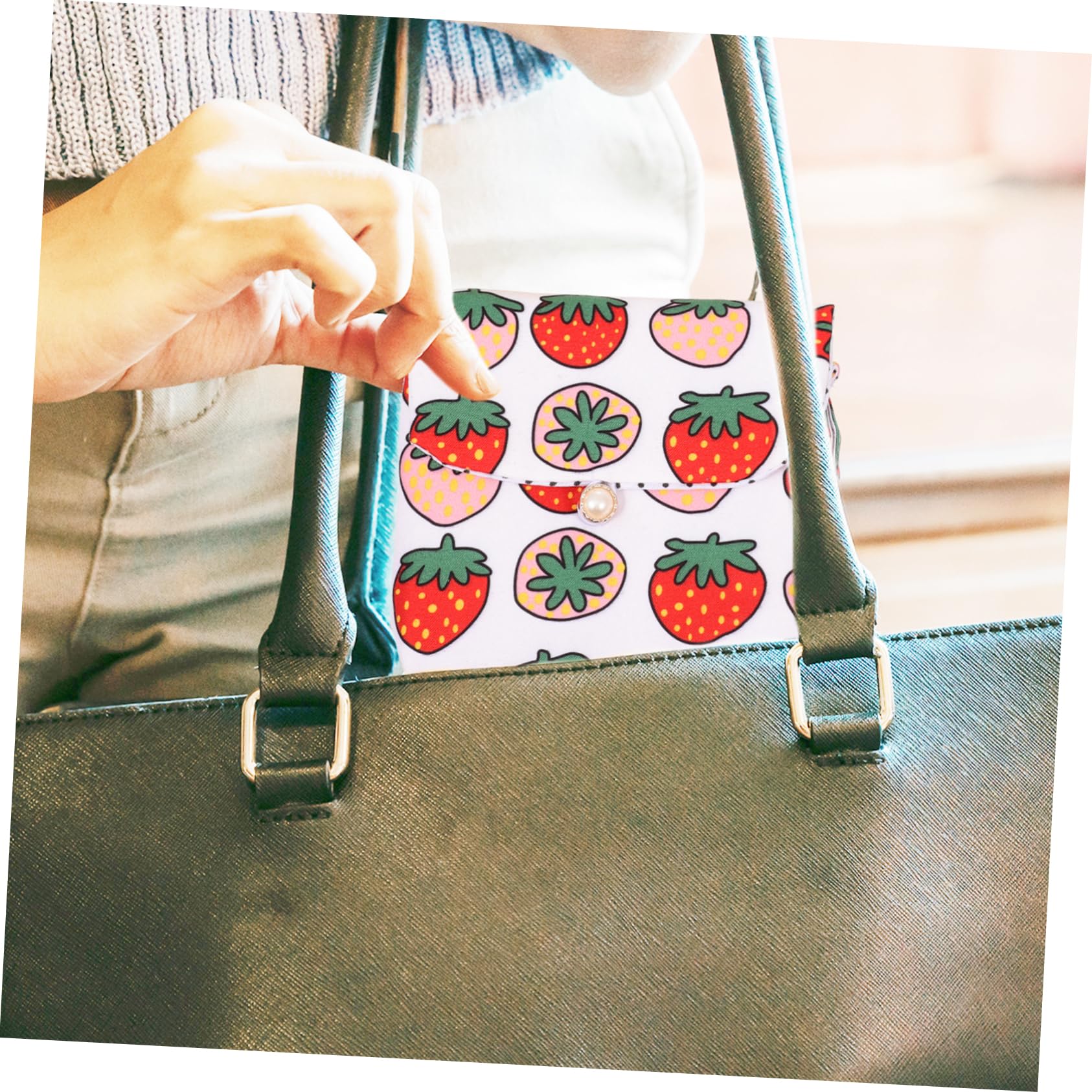 20 Pz Custodia Per Assorbenti Igienici Custodia Per Assorbenti Mestruali Piccola Borsa Bagnata Crostata Mestruale Aragosta Portamonete Cerniera Piccolo Cambiamento Cotone Viaggiare