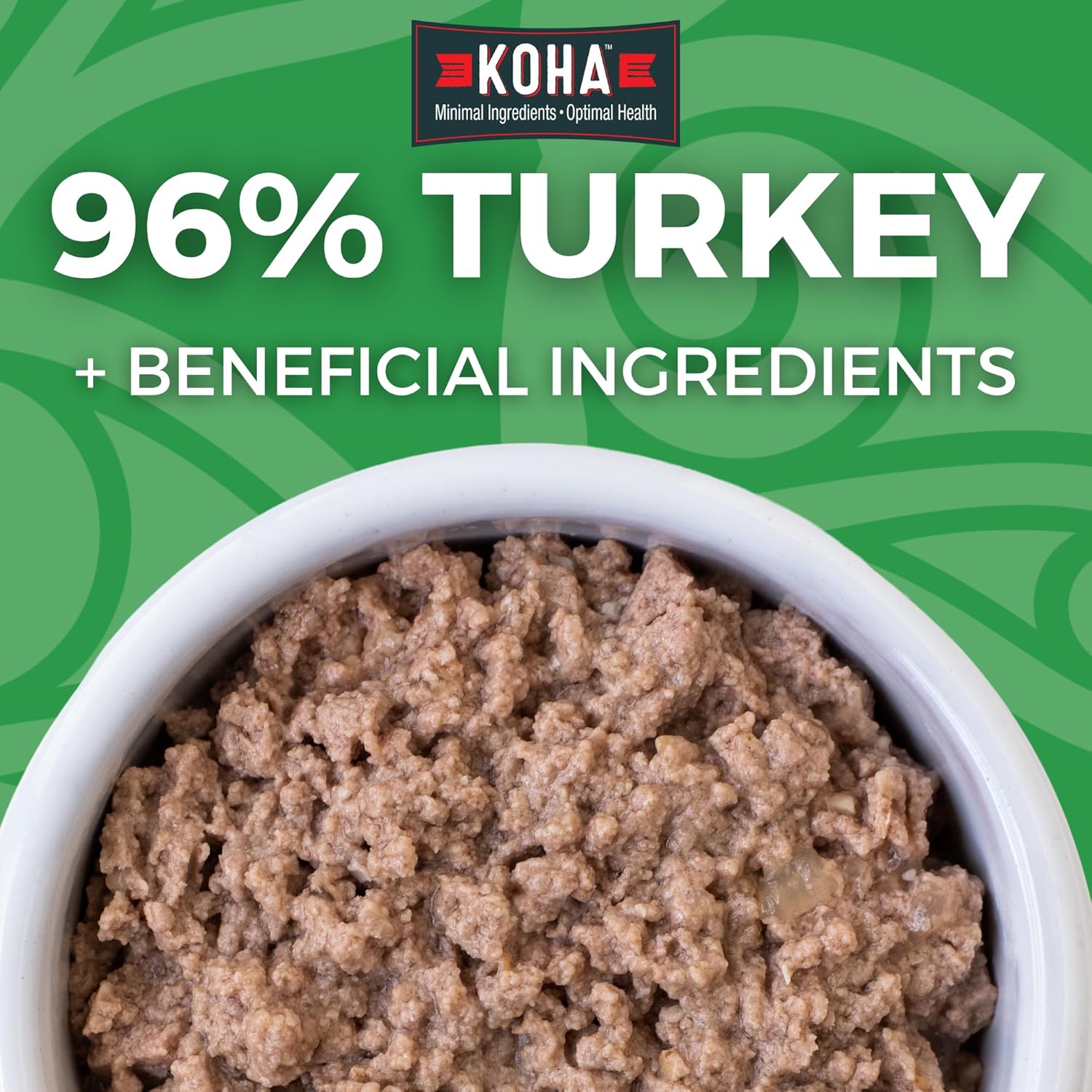 KOHA Limited Ingredient Diet Turkey Pate for Cats - Single Meat Wet Cat Food for Sensitive Stomachs - Pate Cat Food with No Fillers - 5.5oz Pack of 24