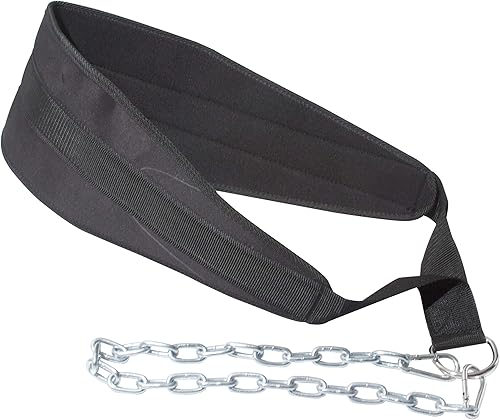 Cinturón de inmersión de nailon sólido para levantamiento de pesas, dominadas y inmersiones, capacidad máxima de 50 libras, equipo de gimnasio en