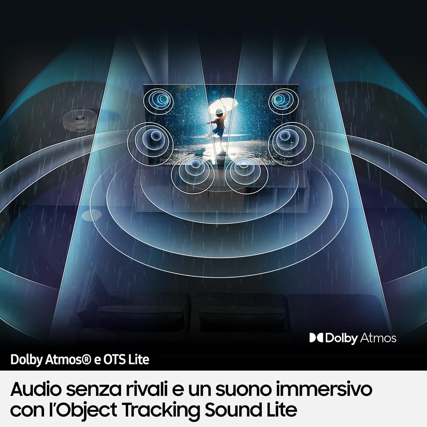 Samsung TV QE50QN94BATXZT, Smart TV 50 Serie QN90B Neo QLED 4K UHD, Compatibile con Alexa e Google Assistant, Titan Black, 2022, DVB-T2 [Esclusiva Amazon]