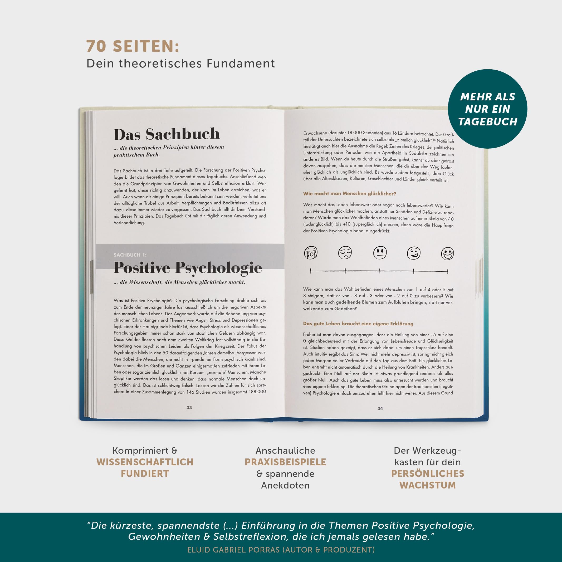 6-Minuten Adult Diary 2026 (The Original) - More Mindfulness, Self Love & Resilience - Gratitude Diary, Journal Book - Translated into 22 Languages - Image 4