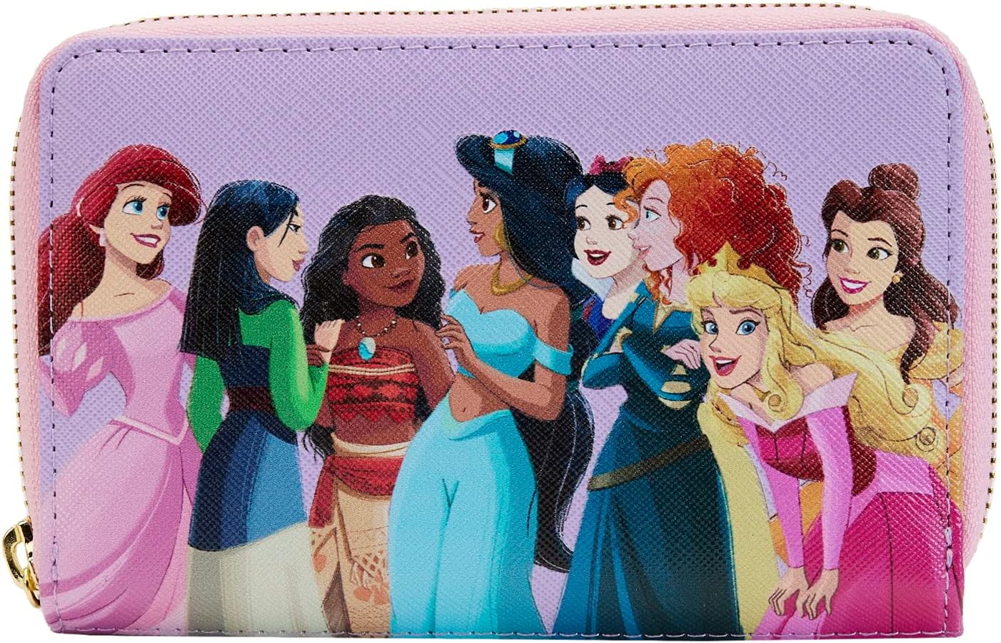 Loungefly Disney Princess Collage Zip Wallet