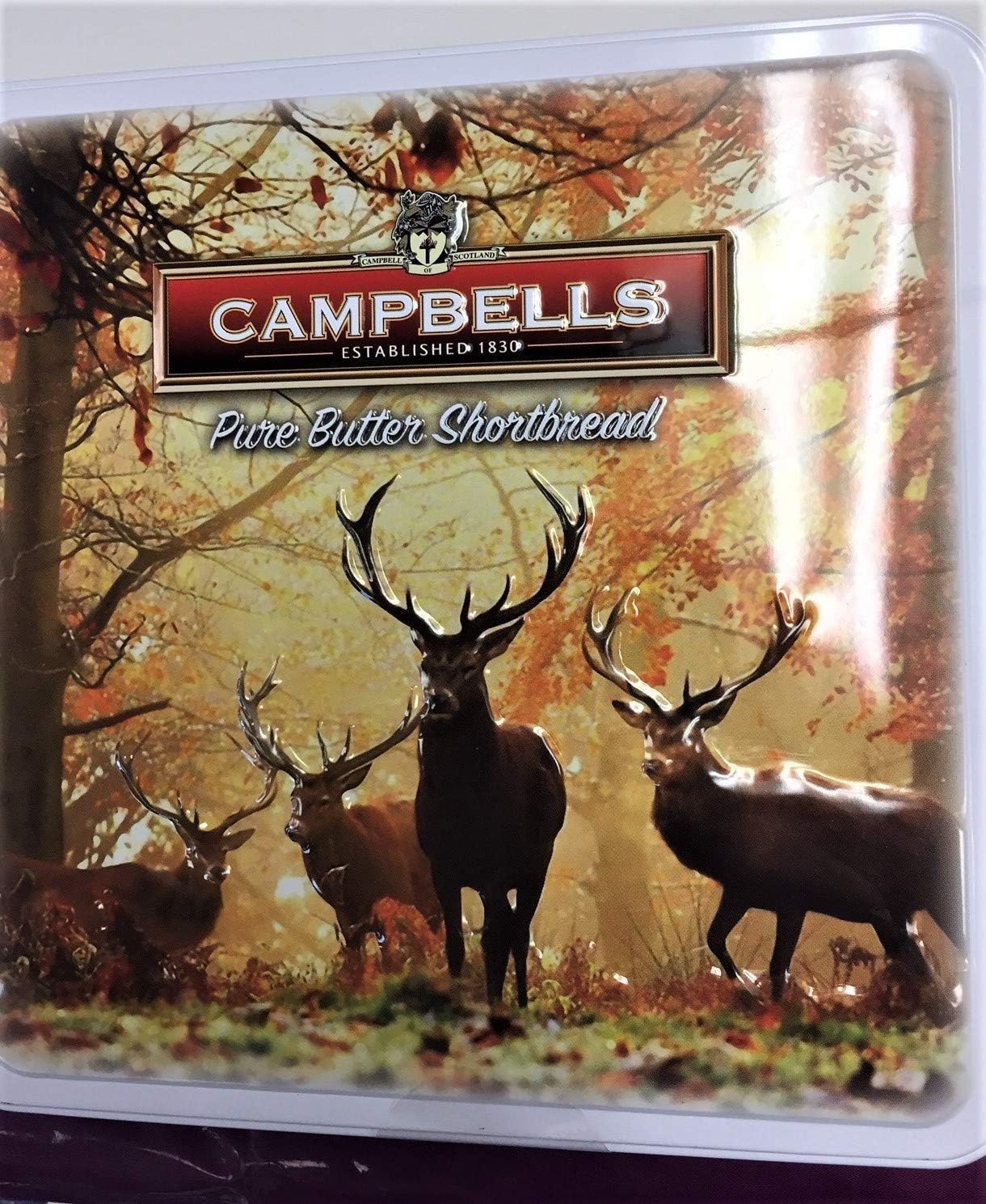 Campbell's Shortbread - 200g Stag Tin : Amazon.co.uk: Grocery