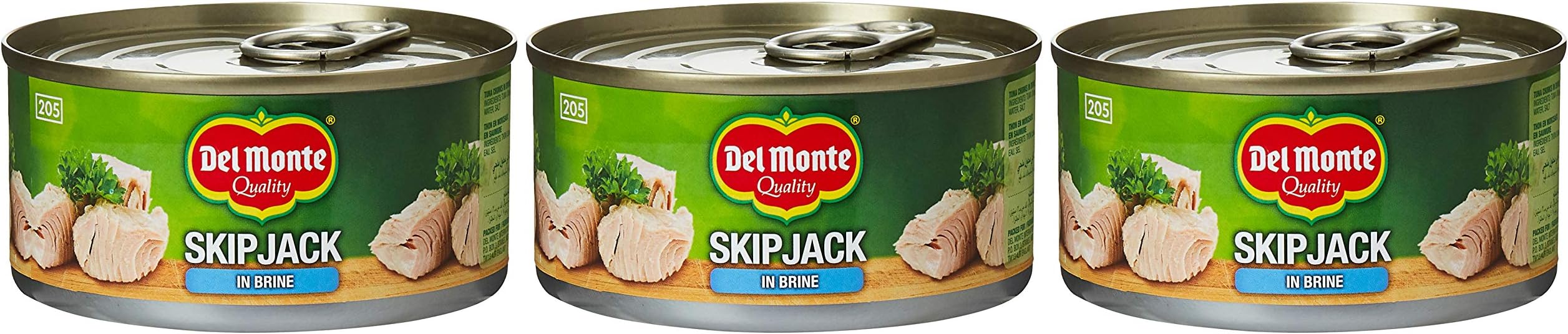 Del Monte Tuna Fish Chunks In Brine 3 X 185 gm
