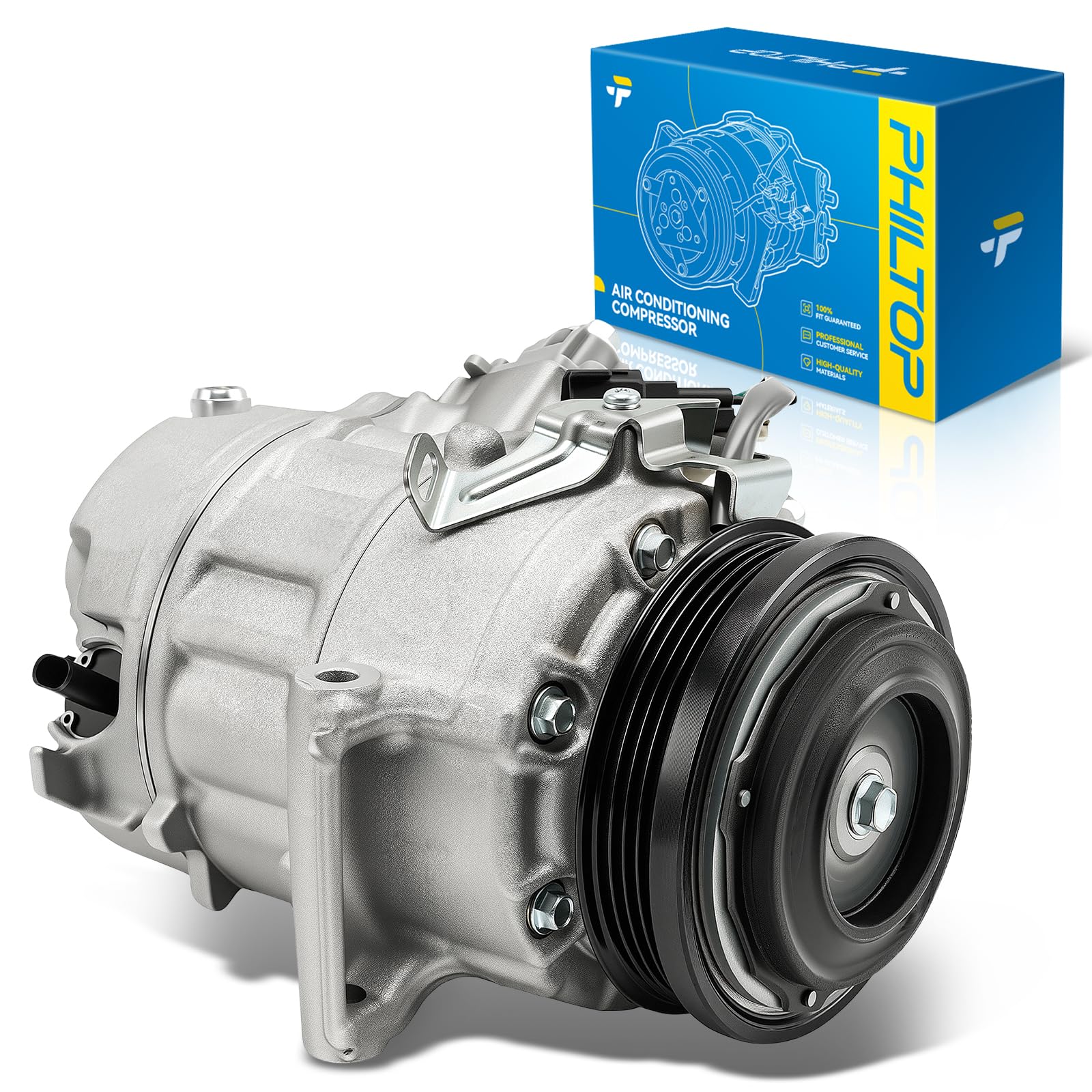 PHILTOP 168386 NEW AC Compressor w/Clutch for Ford Expedition 2018-2021