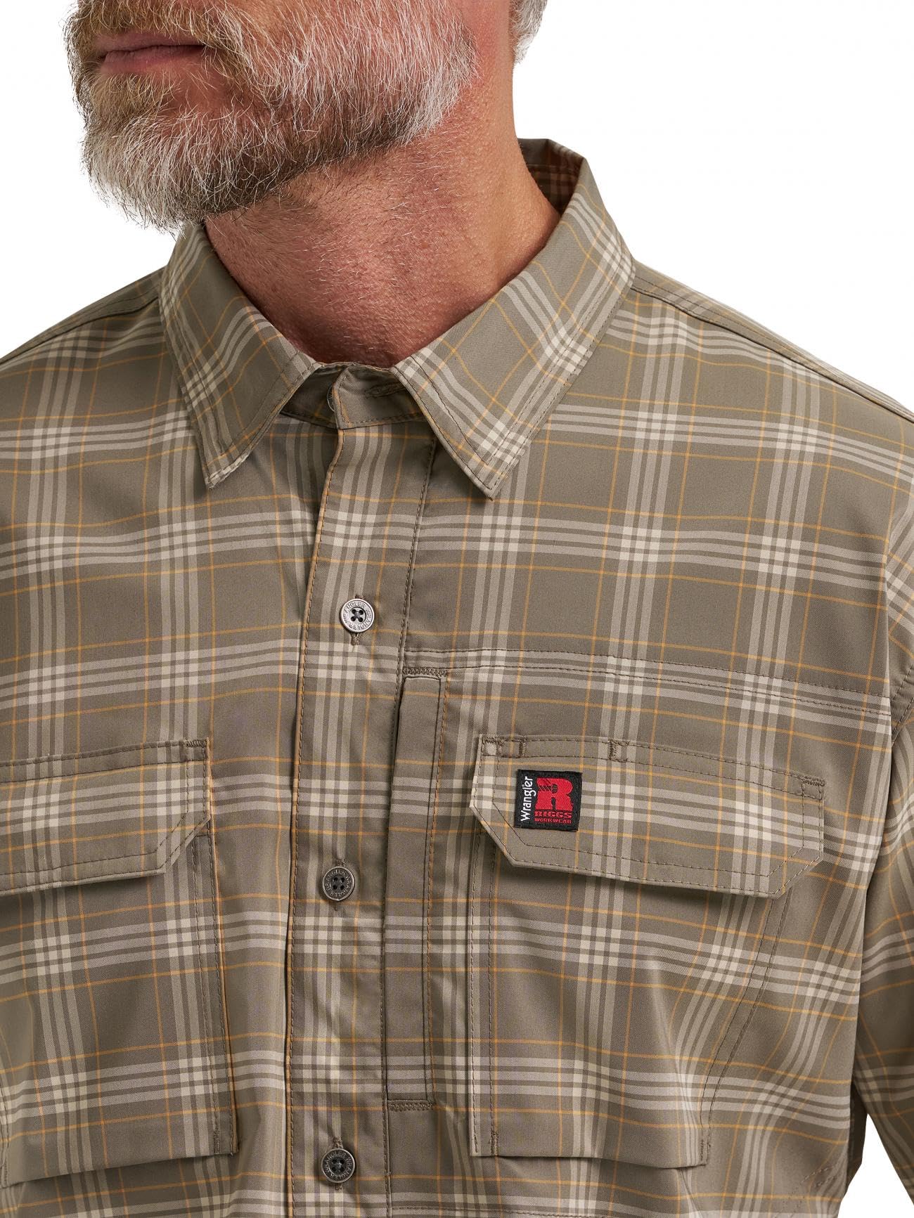 Wrangler Herren Long Sleeve Technical All Season Shirt Langärmeliges Funktionsshirt für alle Jahreszeiten (1er Pack)