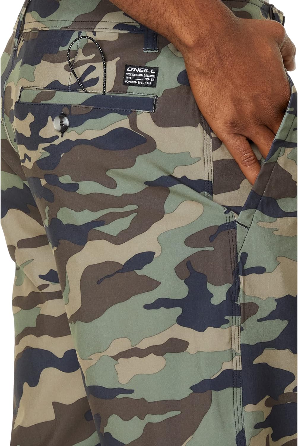 O'NEILL Men's 21 Inch Loaded 2.0 Hybrid Shorts - Water Resistant Mens Shorts with Quick Dry Stretch Fabric and Pockets - Image 3