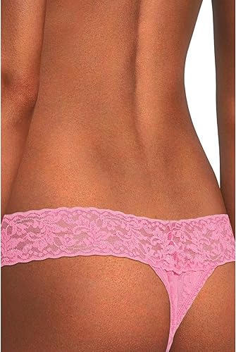 Miniatura 3 de hanky panky Tanga de encaje de talle bajo para mujer