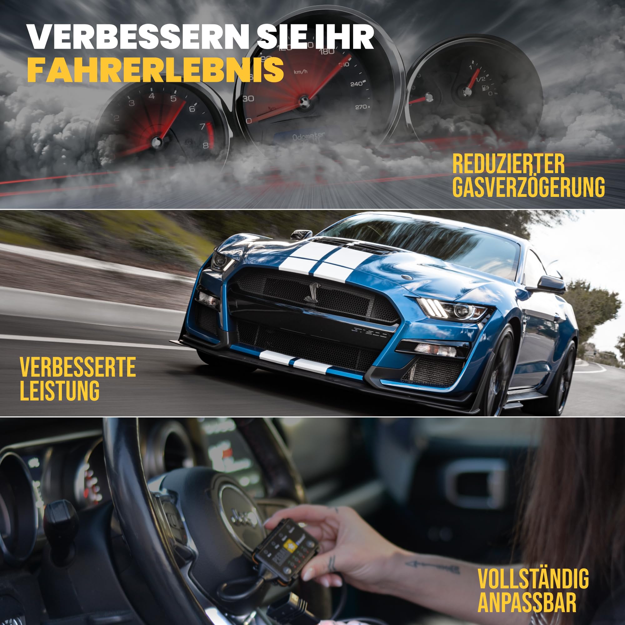 PEDAL COMMANDER ist für Jeep Renegade (2015 und neuer) (BU) Sport, Latitude, Limited, Altitude, Trailhawk und alle anderen Modelle (1.4L 1.6L 2.4L) Benzin und Diesel - PC07