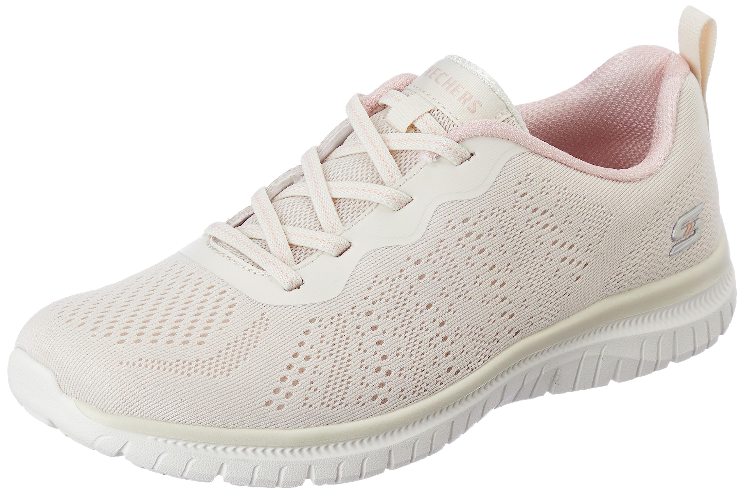 Skechers-Virtue-Womens Casual Shoes-104413-NTPK-NATURAL/PINK UK4 (B0BQHT5W2D) Amazon Price History, Amazon Price Tracker