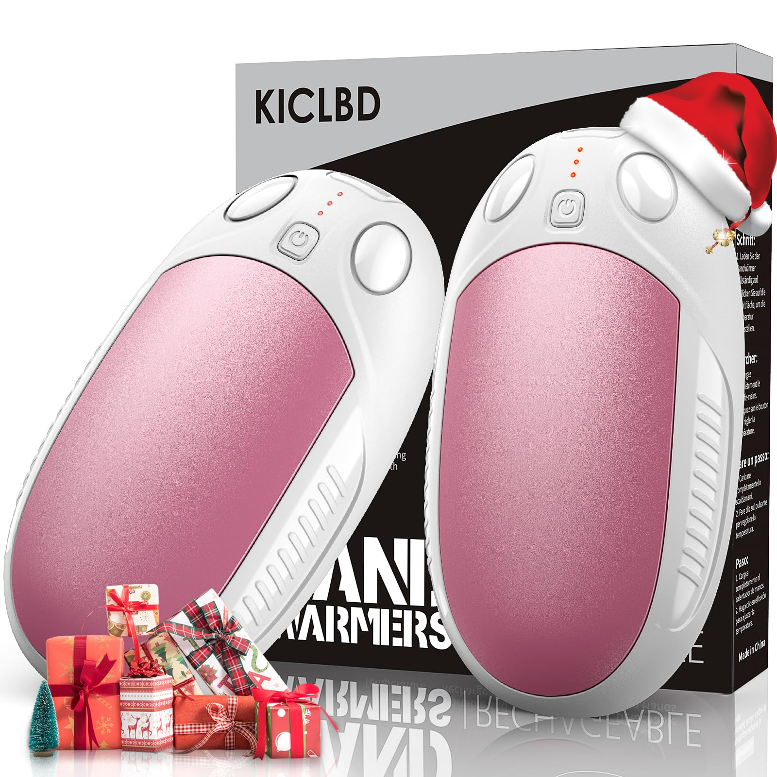 Scaldamani Ricaricabile | 2 Pezzi Portatili | 3 Livelli Calore | 12 Ore Durata - Foto 2