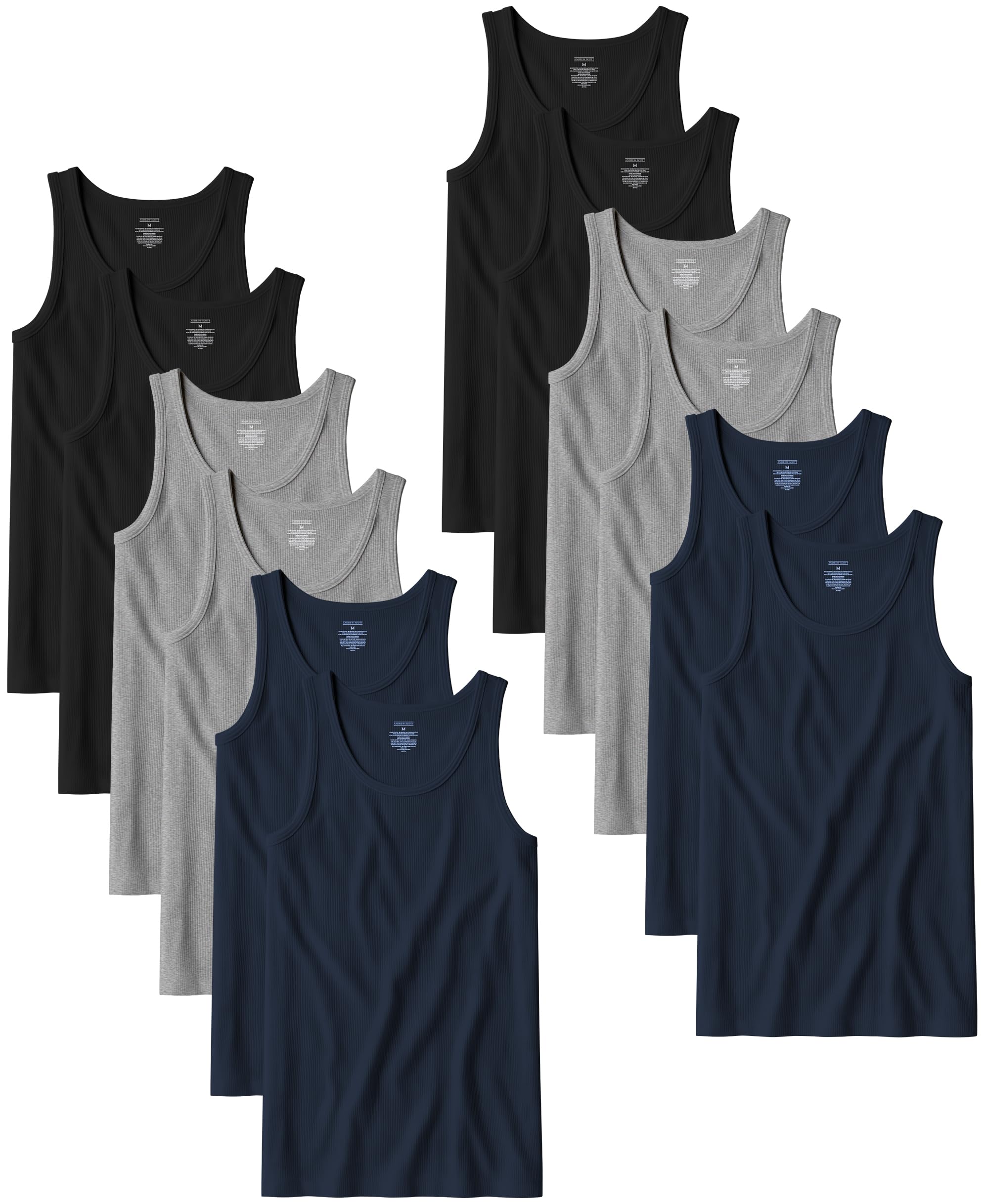 ANDREW SCOTT Herren Tank-Top Ein Hemd Farbe