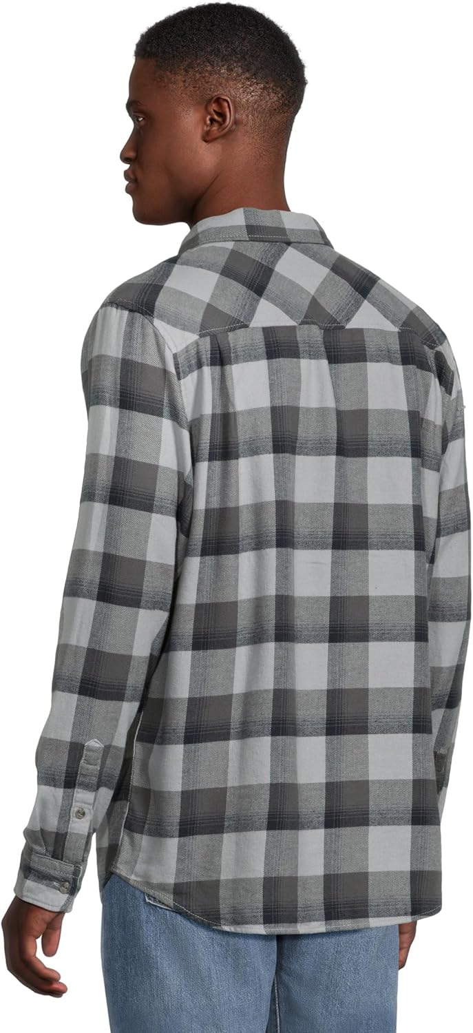 Quiksilver Mens Penmar Check Flannel Shirt - Image 3