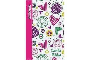 NVI Biblia Luz en mi camino: corazones, multicolor símil piel (Spanish Edition)