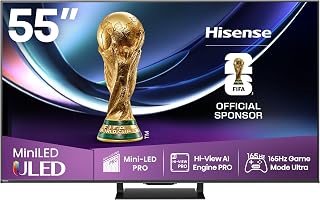 هايسينس تلفزيون ذكي 55U7PRO 55U7PRO ميني LED برو 55 بوصة