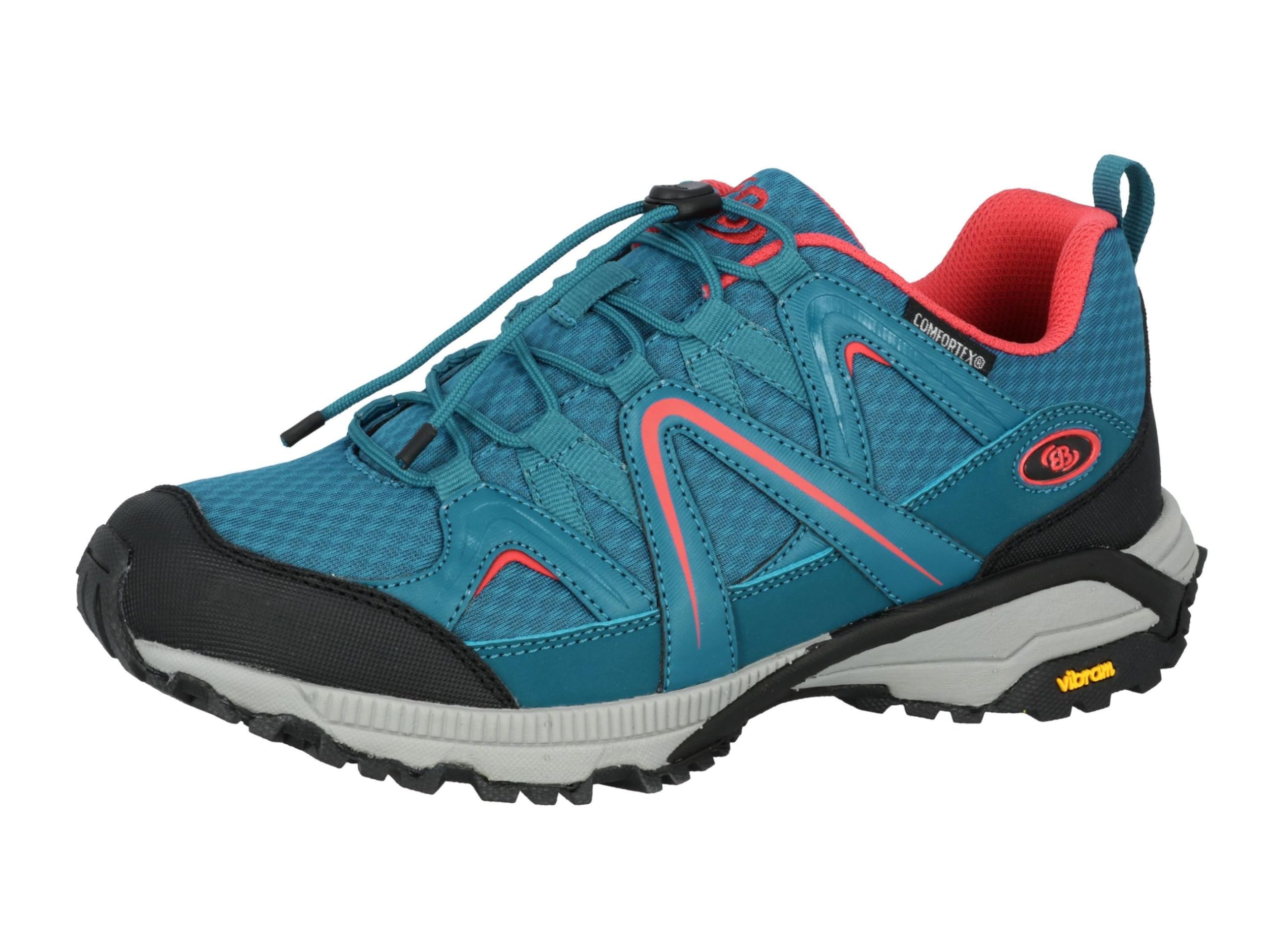 Brütting Women's Largo Walking Shoes, Petrol red., 8.5 UK