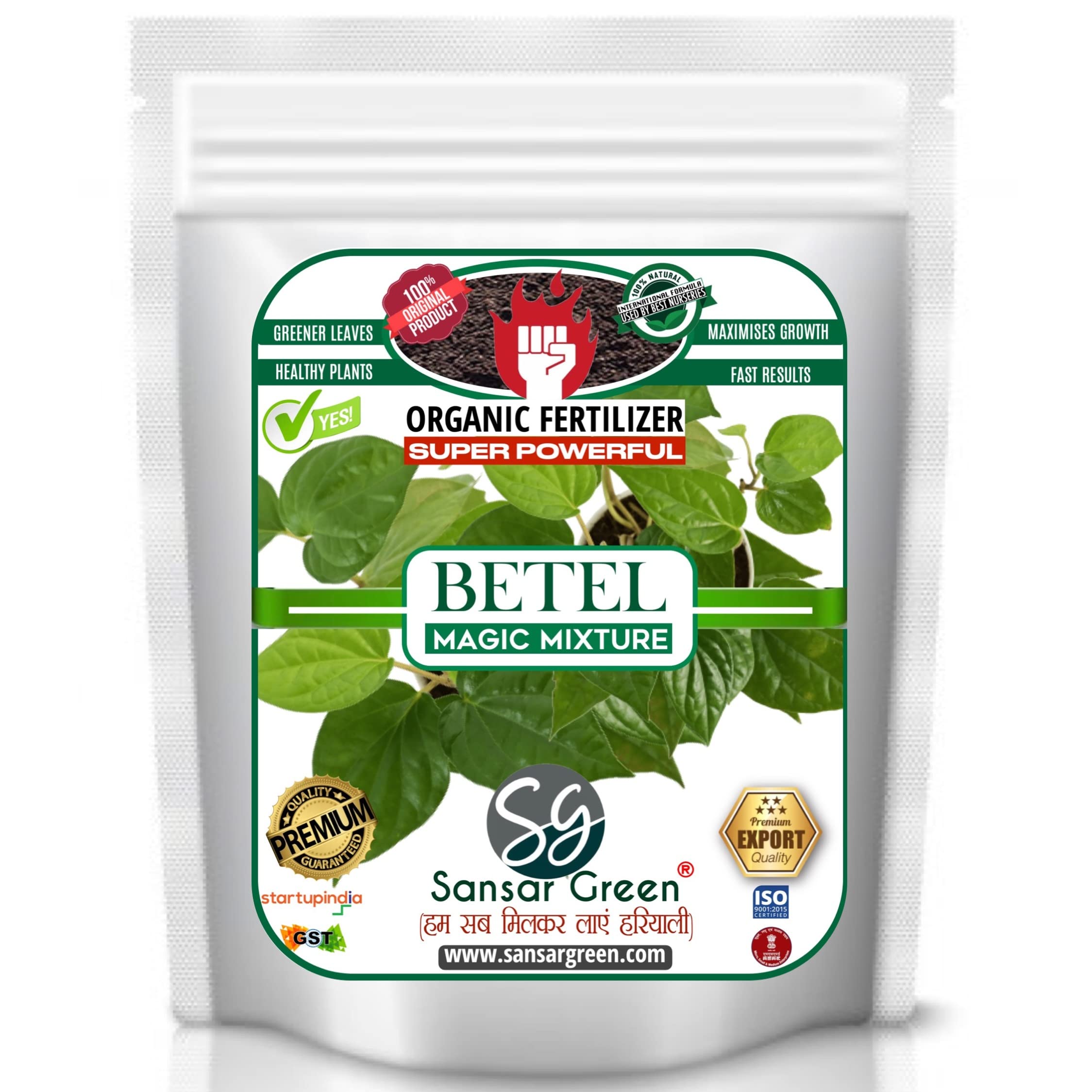 Sansar Green® Betel Magic Mixture, Essential Super Powerful Organic Fertilizer for Betel Plants with ++ Flower Booster and Active Micro Organism (400 gm) (B09BJ4B9GD) Amazon Price History, Amazon Price Tracker