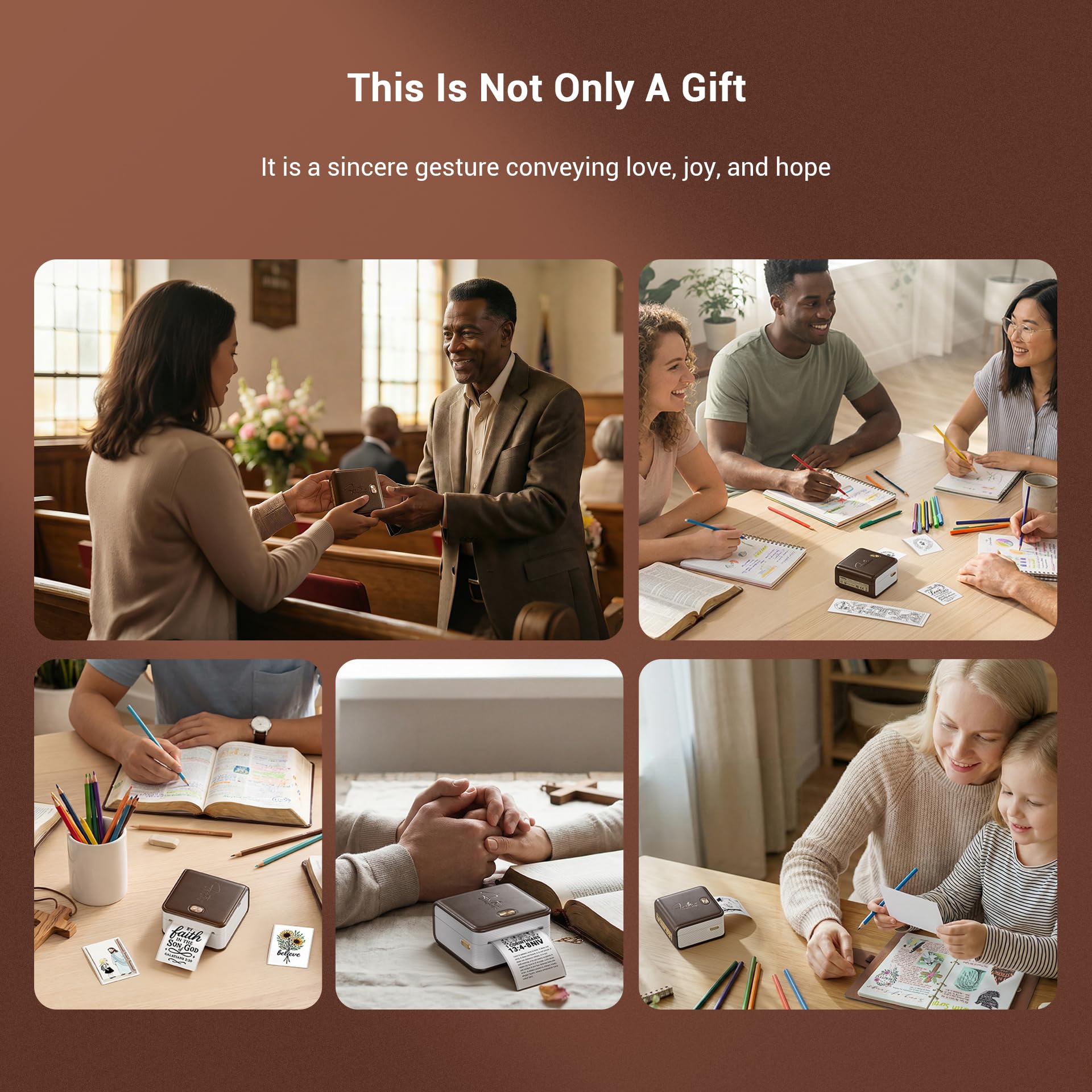 Kit de suministros de estudio con pestañas adhesivas para versículos de la Biblia, F21, regalos religiosos para mujeres cristianas, hombres, adolescentes, niños, diario de estudio