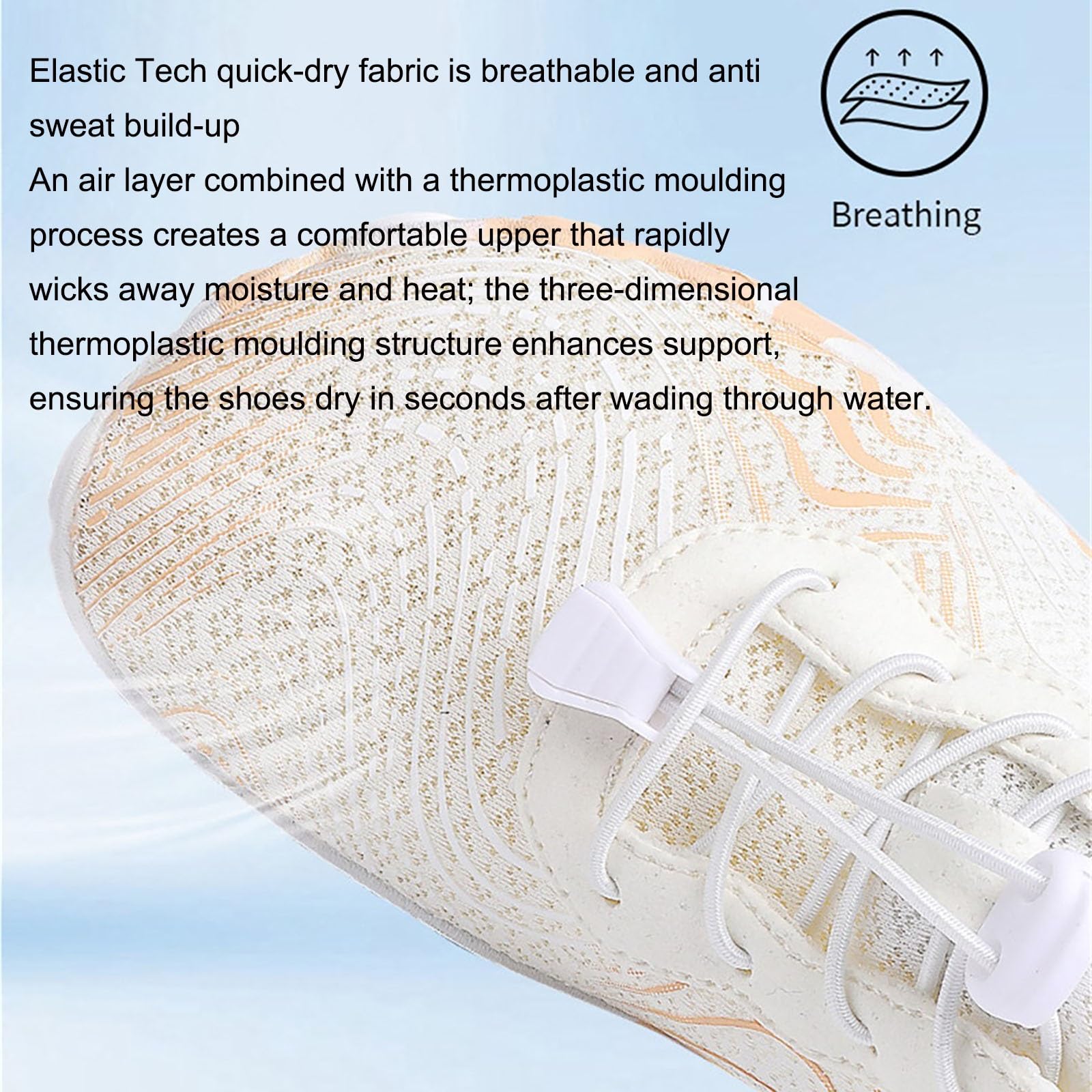 Traspiranti Scarpe Da Scoglio Asciugatura Rapida Fori Di Drenaggio Barefoot Shoes Unisex Regolabili Chiusure A Scatto Scarpe Barefoot Anfibie Da Spiaggia