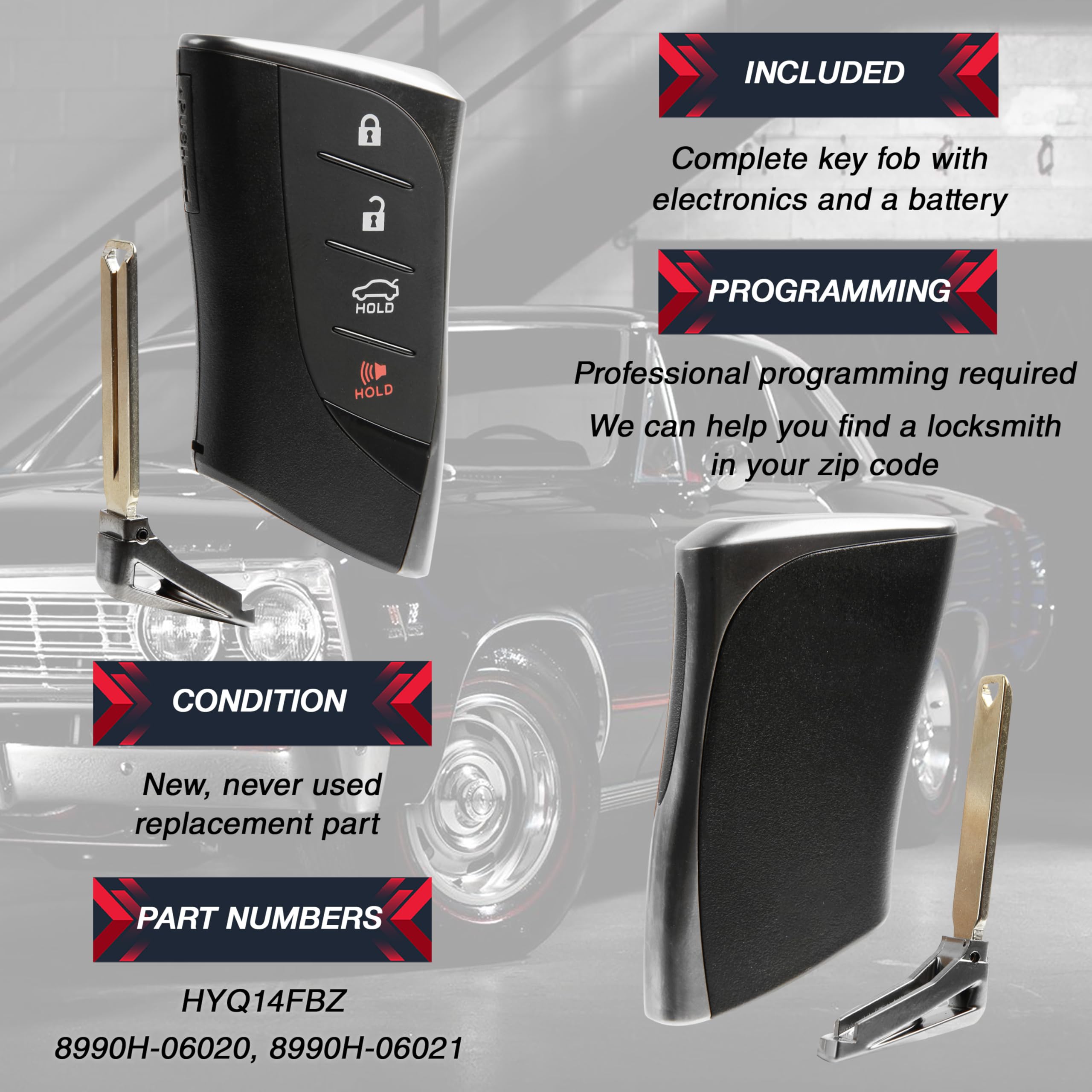 Amazon.com: USARemote Key Fob Replacement for 2020 2021 2022 2023