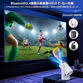★新品★　プロジェクター 18000LM 4K対応 Android TV搭載 プロジェクター 家庭用 Android TV搭載 4K対応 18000LM Amazon