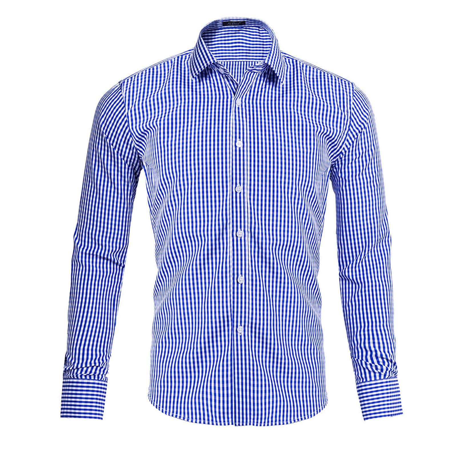Genérico Camisas Manga Larga Hombre Camisas Hombre Manga Larga Slim Fit Camisa de Verano Hombre Estampadas Camisas Hombre Manga Larga de Vestir Tonos Rojo Rayas Camisas Hawaianas Casuales Estampado